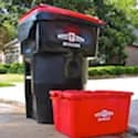 Trash and bin